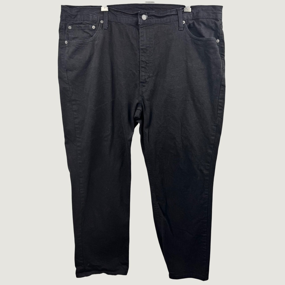 Levi's 541 Jeans Athletic Taper Men 42x30 Black Stretch Denim Casual Streetwear